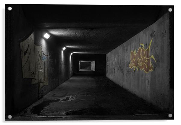 The Art Tunnel Acrylic by Steven Murphy