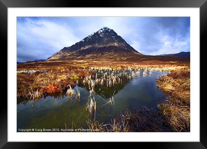 Buachaille Etive Mor Framed Mounted Print by Craig Brown
