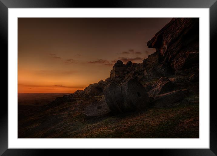 Sunset Afterglow Framed Mounted Print by Natures' Canvas: Wall Art  & Prints by Andy Astbury