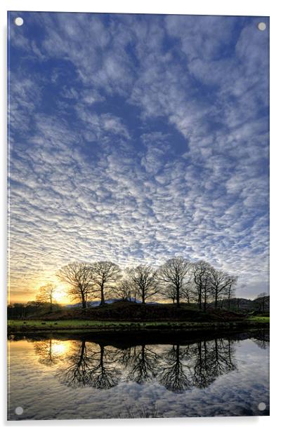 River Brathay Acrylic by Jason Connolly