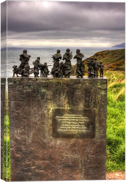The Memorial at Cove Canvas Print by Tom Gomez