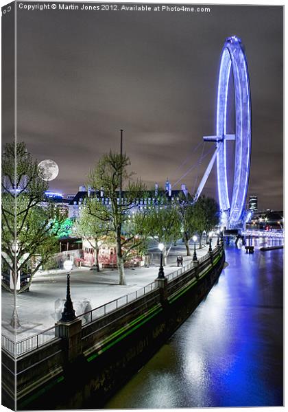 London Eye Canvas Print by K7 Photography