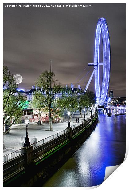 London Eye Print by K7 Photography