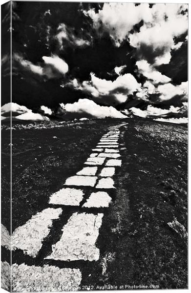 A Walk in the Clouds Canvas Print by Darren Burroughs
