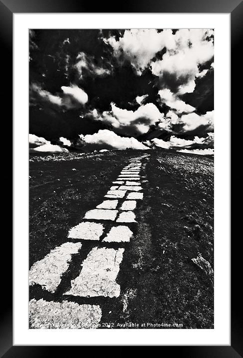 A Walk in the Clouds Framed Mounted Print by Darren Burroughs
