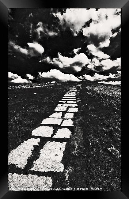 A Walk in the Clouds Framed Print by Darren Burroughs