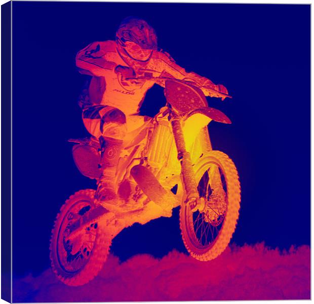 motocross Canvas Print by Northeast Images