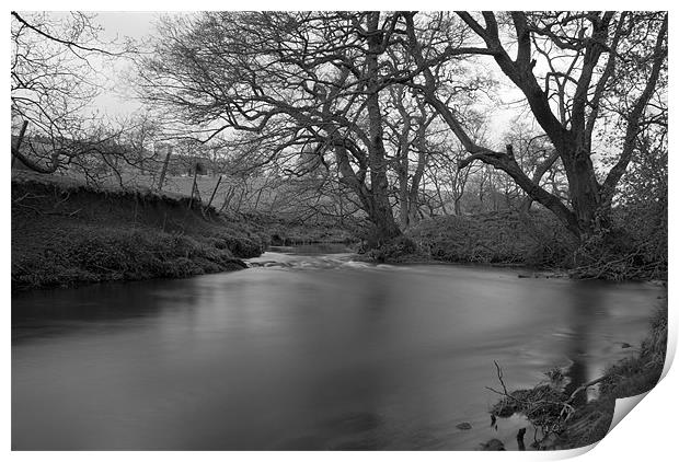 The River Dove, Derbyshire Print by Scott Simpson