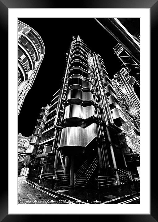 THE LLOYDS BUILDING Framed Mounted Print by Helen Cullens