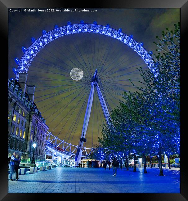 The London Eye Framed Print by K7 Photography