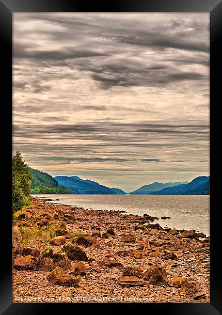 Loch Ness View Framed Print by Chris Thaxter