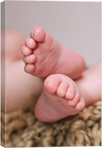 Baby Feet Canvas Print by Philip Dunk