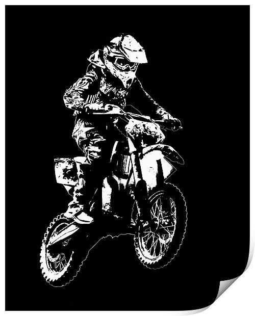 Motocross Print by Northeast Images