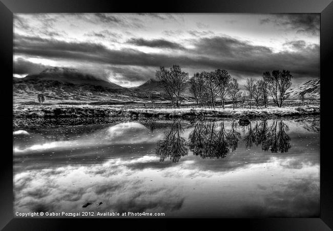 Rannoch Moor, Glencoe, Scotland Framed Print by Gabor Pozsgai