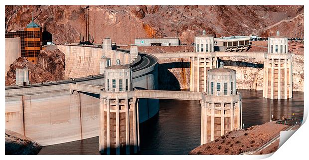 Hoover Dam Print by Ray Shiu