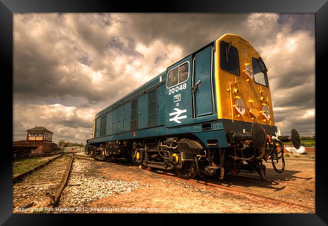 The class 20 Framed Print by Rob Hawkins
