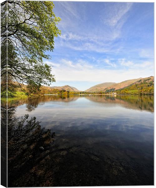 Reflections At Grasmere Canvas Print by Jason Connolly