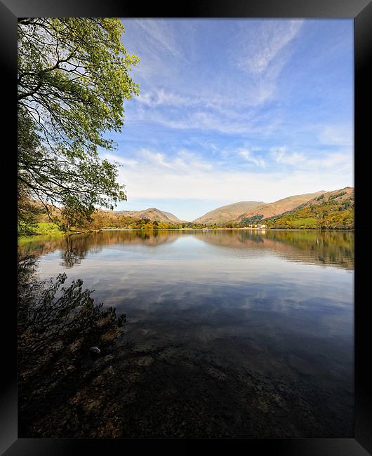 Reflections At Grasmere Framed Print by Jason Connolly