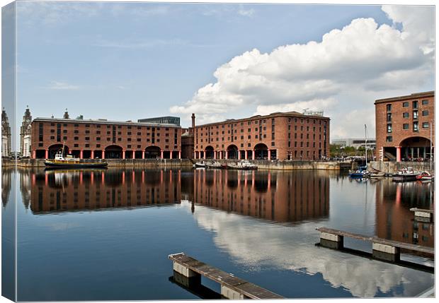 Albert Dock, Liverpool Canvas Print by Pam Sargeant