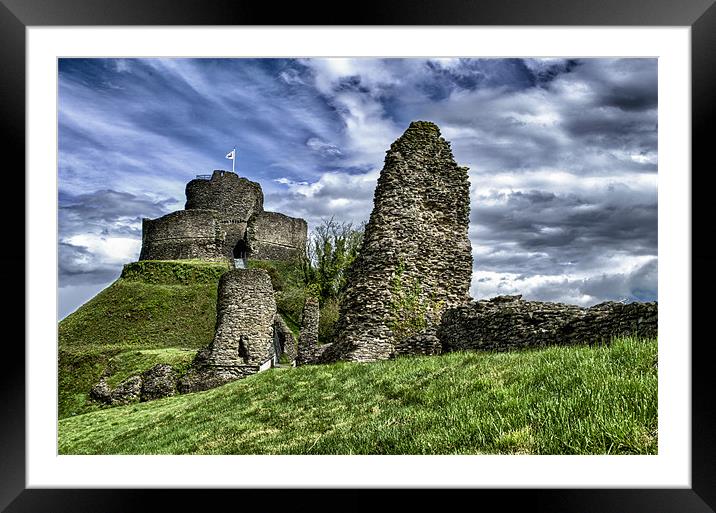 Launceston Castle Cornwall Framed Mounted Print by Nathan Gathercole