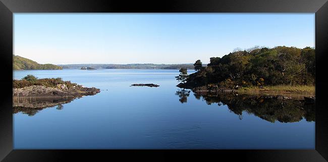 Killarney Lakes Framed Print by barbara walsh