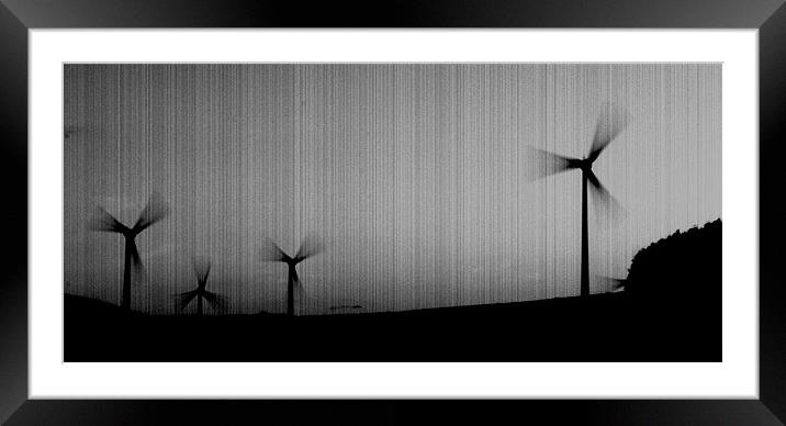 Turbine power Framed Mounted Print by Kevin Dobie