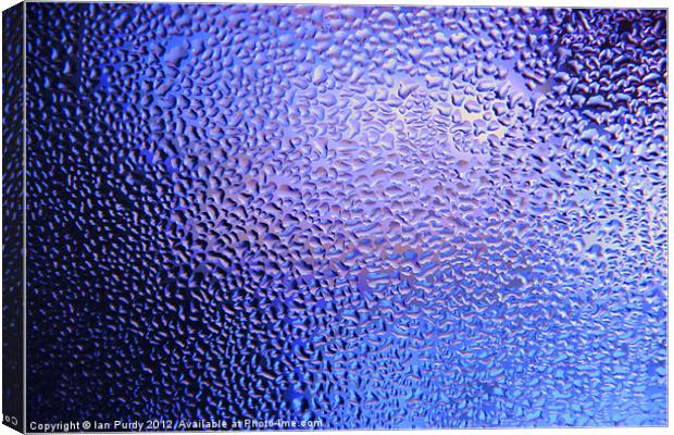 Water drops Canvas Print by Ian Purdy