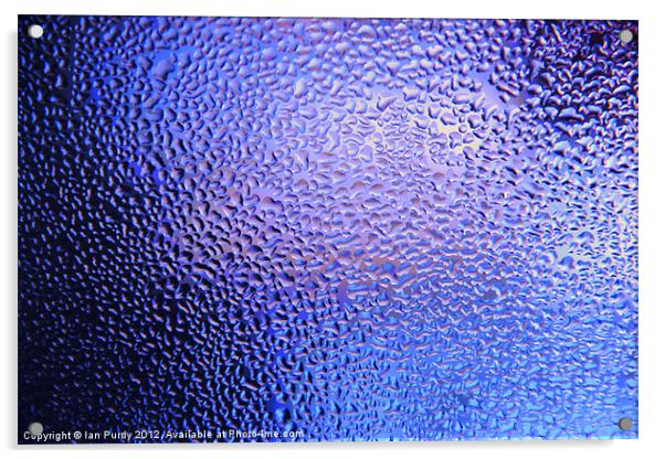 Water drops Acrylic by Ian Purdy