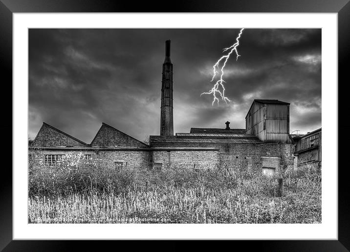 Factory Strike Framed Mounted Print by David Tinsley