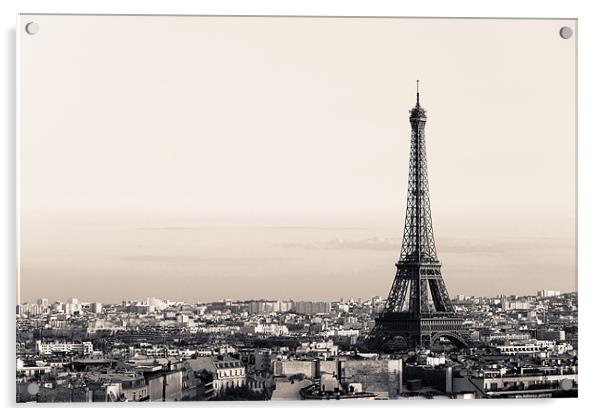 Eiffel Tower Acrylic by Daniel Zrno