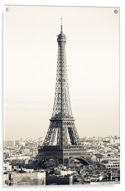Eiffel Tower Acrylic by Daniel Zrno