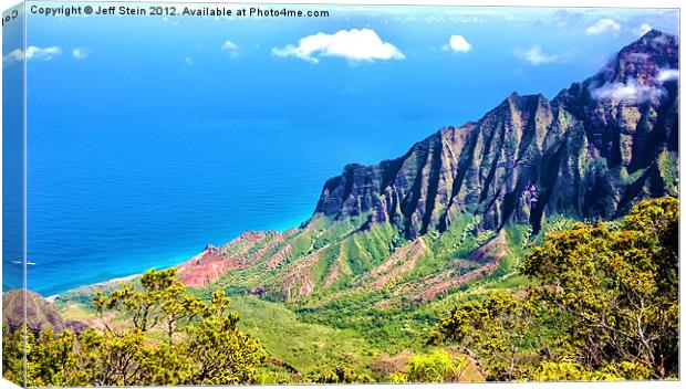 Kalalau Lookout Canvas Print by Jeff Stein