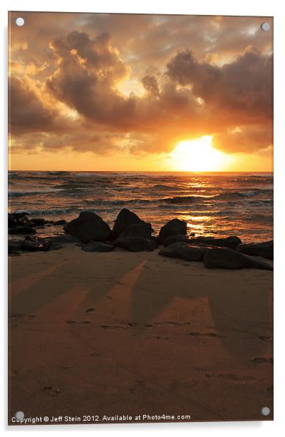 Hawaiian Sunrise Acrylic by Jeff Stein