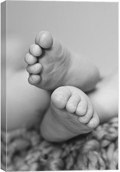 Baby Feet Canvas Print by Philip Dunk