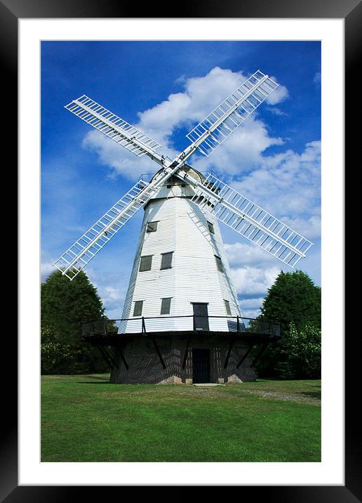 Upminster Windmill Essex Framed Mounted Print by Philip Dunk