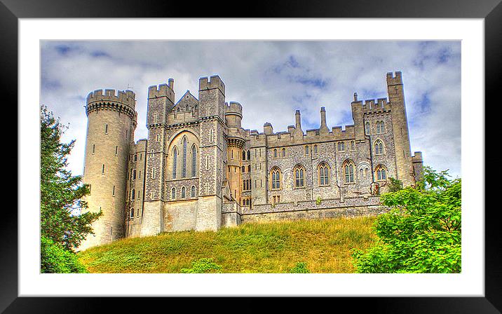 Arundel Castle Sussex Framed Mounted Print by Gillian Oprey