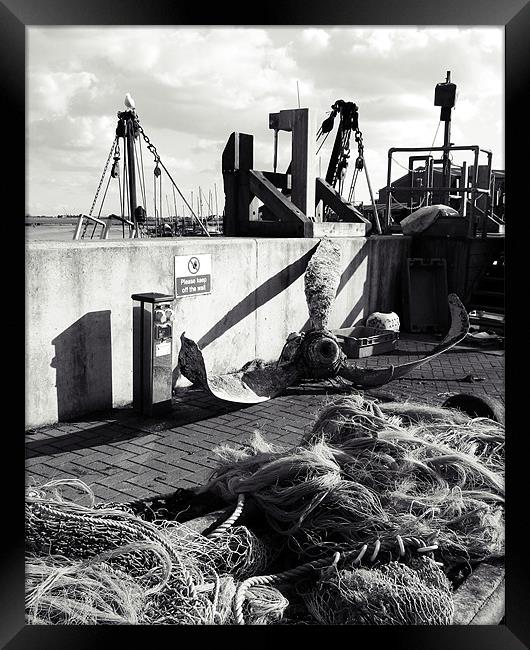 Quayside Framed Print by Sharon Lisa Clarke