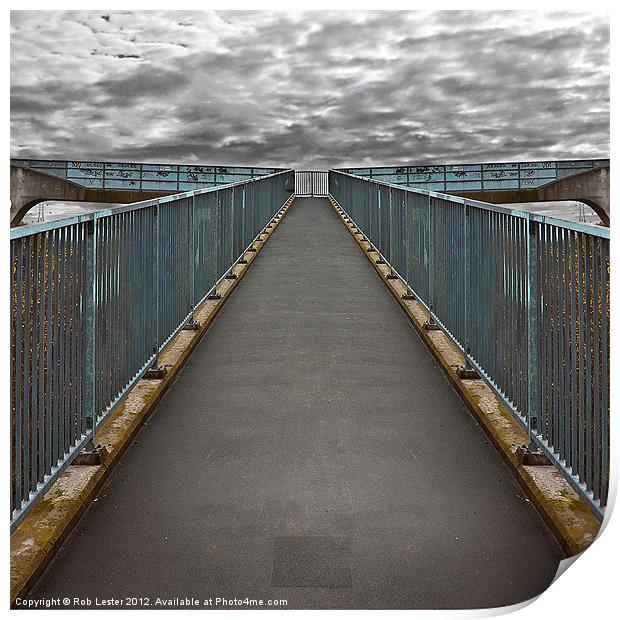 Walkway Print by Rob Lester