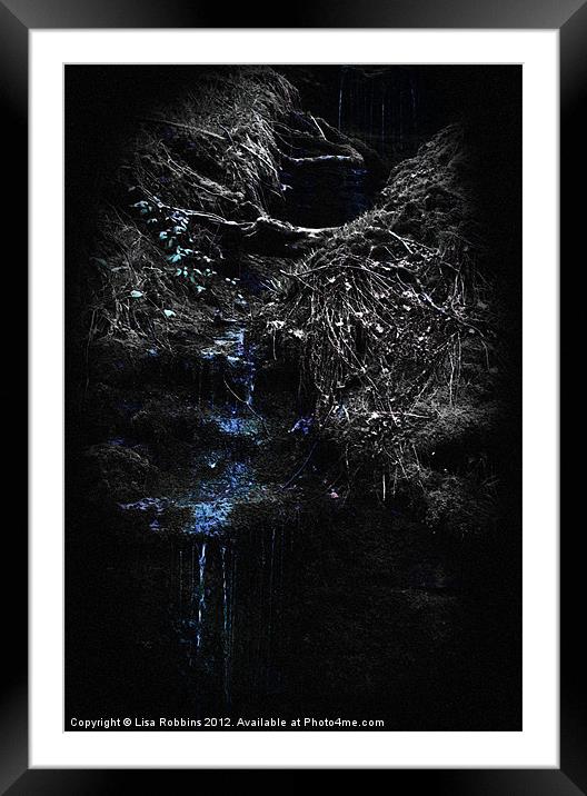 Blue Waters Framed Mounted Print by Loren Robbins
