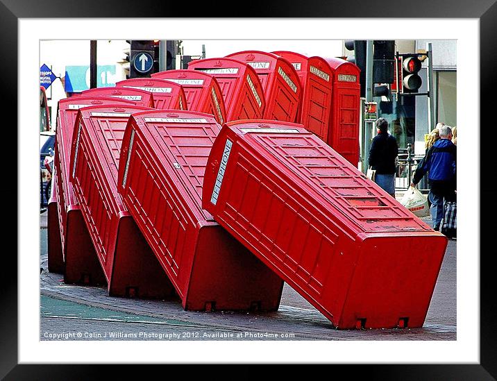 The Domino Effect Framed Mounted Print by Colin Williams Photography