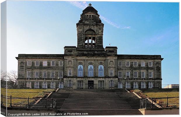 Wallasey Town Hall Canvas Print by Rob Lester