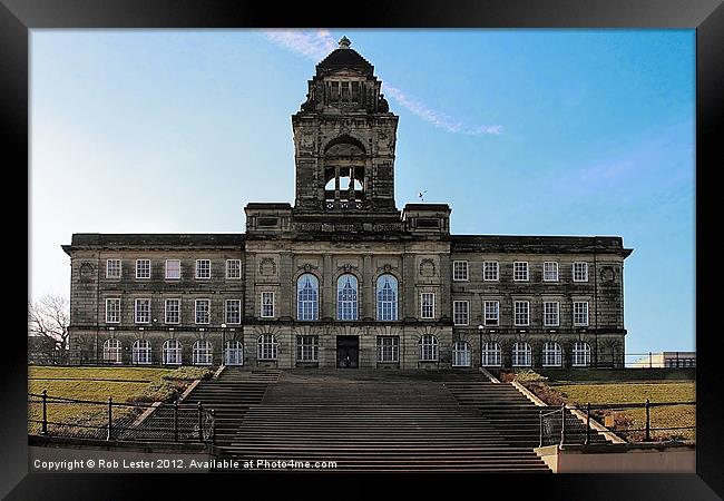 Wallasey Town Hall Framed Print by Rob Lester