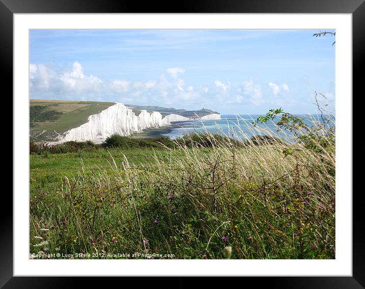 The Seven Sisters Mid Summer Framed Mounted Print by Lucy Steele