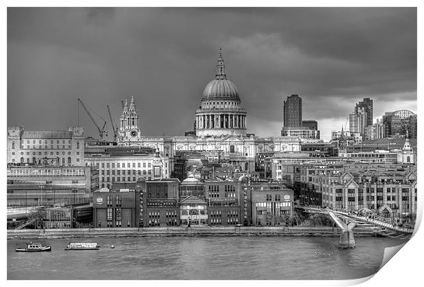 London cityscape Print by Gary Eason