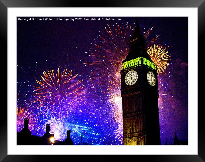 Happy New Year !! Framed Mounted Print by Colin Williams Photography