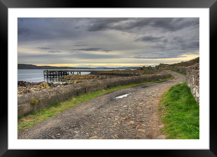 Coastal Path Framed Mounted Print by Sam Smith