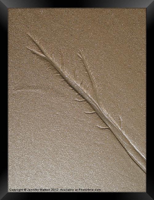 Sand Tree Framed Print by Jennifer Henderson