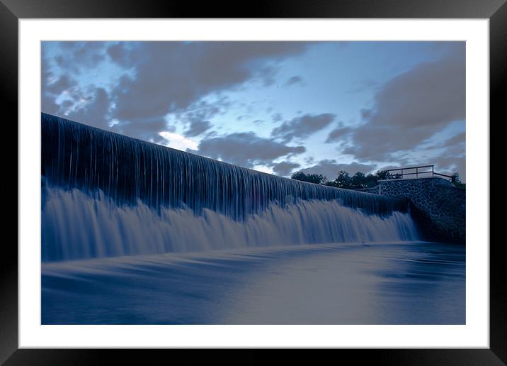 Water Dam Framed Mounted Print by Olgast 