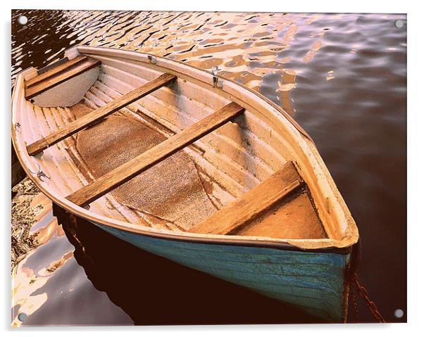 A wee boat Acrylic by Mari Lara