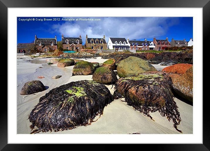 Iona, Scotland Framed Mounted Print by Craig Brown